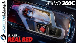 Volvo 360c  Autonomous Car with a REAL BED Inside  Driverless SelfDriving [upl. by Betty]