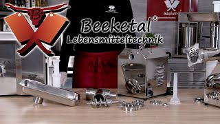 Beeketal Edelstahl Fleischwolf FW735 [upl. by Yssirk121]