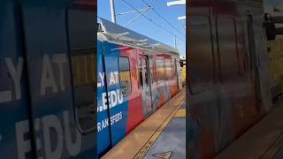 Metro C Line departing AviationCentury Station shorts youtubeshorts fyp [upl. by Norbel]