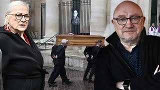 Obsèques de Michel Blanc  Josiane Balasko en pleurs rend un ultime hommage émouvant à son ami [upl. by Eynenihc]