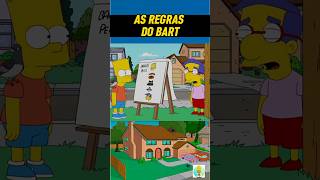 AS REGRAS DO BART simpsons desenho cartoon [upl. by Ahsiea]