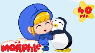 A Penguin In The Fridge  My Magic Pet Morphle  Kids Cartoon  Christmas Special [upl. by Theta]