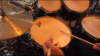 Terry Silverlight and Evans Calftone Snare Drumhead [upl. by Retxab]