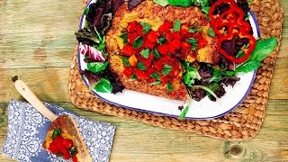 Receta Pan de carne relleno  Cocineros Mexicanos [upl. by Pinchas]