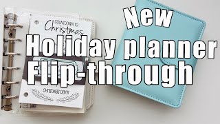 NEW POCKET PLANNER  CHRISTMAS HOLIDAY PLANNER  NOVEMBER PLANNER SETUP FLIP THROUGH [upl. by Lissie]