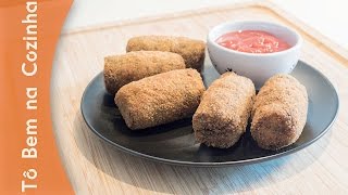 CROQUETES DE CARNE  Receita de croquete Episódio 210 [upl. by Orling647]