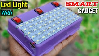 How To Make High Quality Rechargeable Emergency Led Light  Emergency Led Light At Home [upl. by Ak]