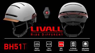 LIVALL BH51T Urban Commuter LED Cycle Helmet [upl. by Innaig]