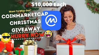 coinmarketcap Christmas Gift Giveaway WIN 10000 USDT [upl. by Lodi]