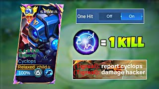 CYCLOPS 3rd SKILL  1 KILL THEY THINK IM USING CHEAT🔥 [upl. by Kowalski]