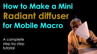 How to Make a Mini Radiant diffuser for Mobile Macro [upl. by Weiler]