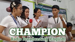 DMLMHS  RADIO BROADCASTING ENGLISH  SECONDARY [upl. by Laurena]