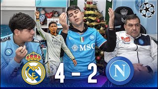 PECCATO REAL MADRIDNAPOLI 42  LIVE REACTION NAPOLETANI [upl. by Orme755]