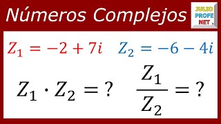 MULTIPLICACIÓN Y DIVISIÓN DE NÚMEROS COMPLEJOS  Video 2 [upl. by Strickland]