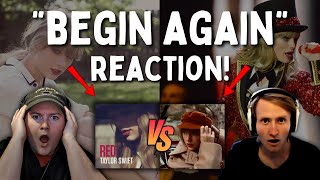 Taylor Swift  quotBegin Againquot Taylors Version REACTION [upl. by Minetta]