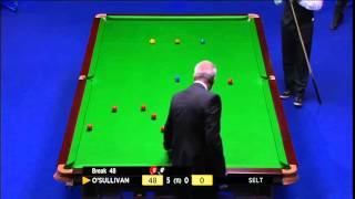 Ronnie Osullivan 13th 147 maximum break in UK championship 2014 [upl. by Lymn]