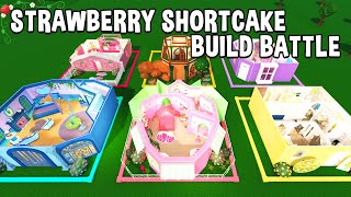 MEGA Strawberry Shortcake Bedroom BuildOff CHALLENGE [upl. by Mendy965]