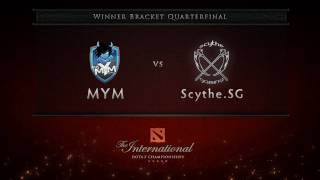 MYM vs ScytheSG  Winner Quarterfinal  Dota 2 International  No Commentary [upl. by Sapphire]