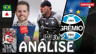 ANÁLISE EDU PANZI  MILITO E PARTIDA  GRÊMIO 2 X 3 ATLÉTICO CAMPEONATO BRASILEIRO 2024 [upl. by Aitnecserc672]