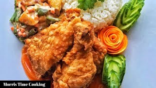 The Best Fried Chicken IN A POT  Detailed Steps  Lesson 38  Morris Time Cooking [upl. by Rellek449]