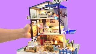 DIY BARBIE DREAM HOUSE  Barbie ThreeSTOREY DOLLHOUSE with SWIMMING POOL [upl. by Eatnoled]