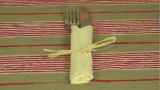 Napkin Folding Tutorial Serviette Folding Tutorial [upl. by Eric]