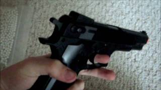 Smith and Wesson Model 645 Airsoft Handgun Review [upl. by Erlin234]