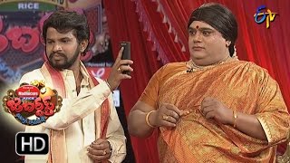 Hyper Aadi Raijing Raju Performance  Jabardsth  11th May 2017  ETV Telugu [upl. by Alyar]