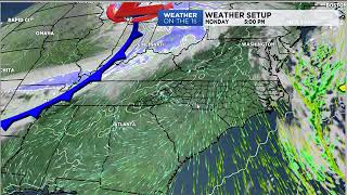 Carolina Weather Video  January 15 2018 [upl. by Acinomad]