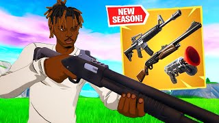 Slayer Juice WRLD Skin Gameplay  Solo Crown WIN  Quick Weapon Feature  Fortnite Chapter 2 Remix [upl. by Annodam]