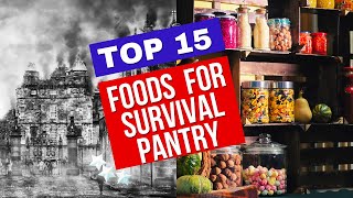 15 Foods That Never Expire Stock Your Pantry Now [upl. by Nainatrad]