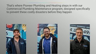 Commercial Plumbers Vancouver  Pioneer Plumbing amp Heating Inc [upl. by Mail873]