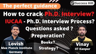 Secrets to crack PhD Interview 💯   Top Institute 🔥  IUCAA  INAT  JEST [upl. by Lapointe964]