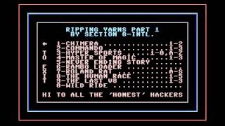 Section 8  Ripping Yarns  Music  C64  1985 [upl. by Aydne]