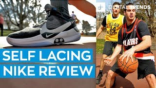 We Played Basketball in Self Lacing Nikes Nike Adapt BB  Review [upl. by Aineg199]