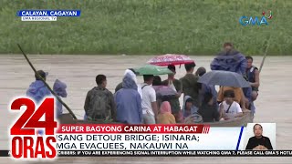 7 bayan sa Cagayan binaha gale warning nakataas pa rin  24 Oras [upl. by Sedlik]