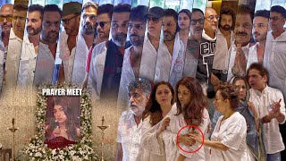 Emotional Family and Celebrities arrives at Tishaa Kumar Prayer  Kartik Aaryan Anil Kapoor Jackie [upl. by Ronn]