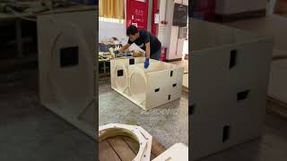 18 inch dual bass cabinet meking video mk dj remix sound video viralyoutubeshortsvideo [upl. by Winna497]