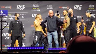 Cody Garbrandt vs Kai KaraFrance weighin and staredown  UFC 269 [upl. by Elimaj]