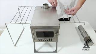 Pomoly T1 Series Stove Display Assembly And Disassembly Old Version [upl. by Charron]