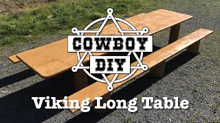 Viking Long Table DIY [upl. by Healy549]