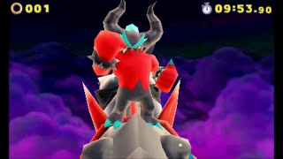 Sonic Lost World 3DS  Hard Mode  Zavok Boss Battle SRank [upl. by Ainez916]