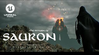 Return of Sauron  Unreal Engine 5 Cinematic  the bluedott [upl. by Ysdnyl]