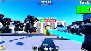 hard mode isnt hard anymore 3  Roblox  Toilet Tower Defense [upl. by Silisav]