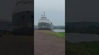 Michipicoten in Fraser shipyards in Superior Wisconsin [upl. by Grube917]