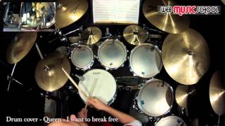 Queen  I Want To Break Free  DRUM COVER [upl. by Harald]