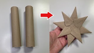 Weihnachtsstern  Stern  Küchenrolle  Weihnachten  Geschenk  Basteln  DIY  Star  Christmas [upl. by Shandeigh]