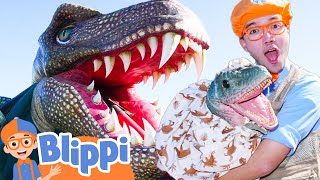 Blippi Learns About Baby Dinosaurs Educational Videos for Kids [upl. by Lebana]