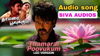 Thamara poovukkum thannikkum hd Audio song Leo version [upl. by Romanas]