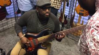 NAMM 2017 MTD booth with Daric Bennett [upl. by Daffodil455]